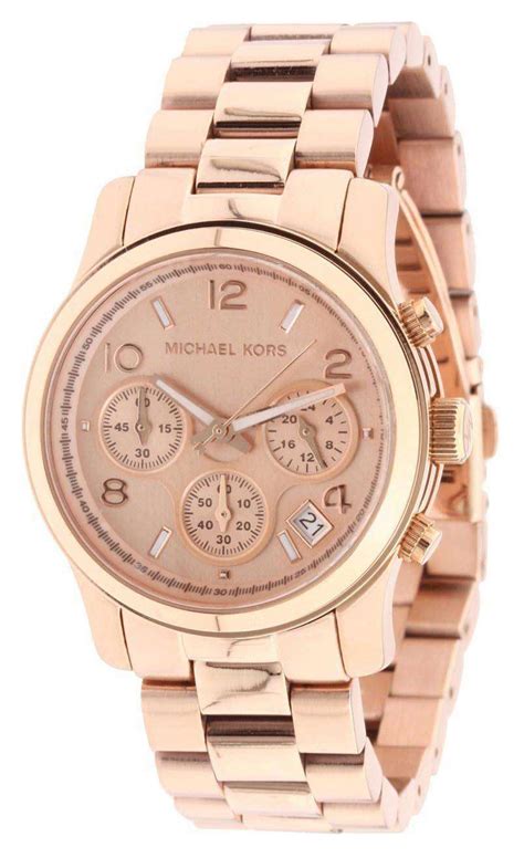 michael kors rose gold tracker|rose gold mk watch cheap.